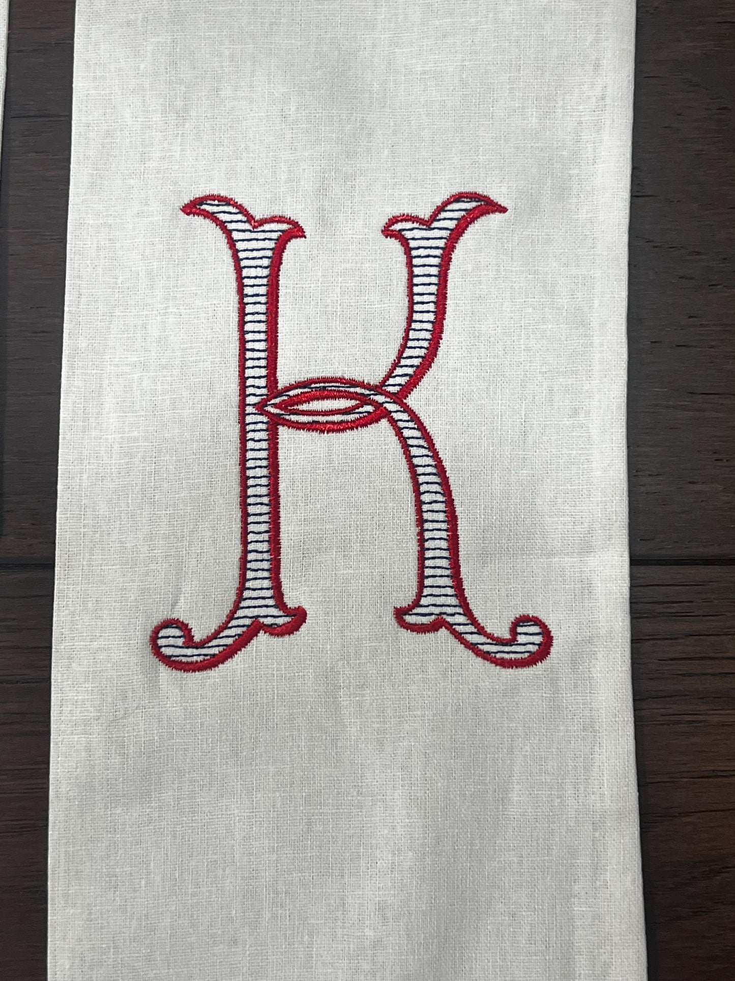 Personalized Wreath Sash: Patriotic Americana Decor, Sateen or Linen