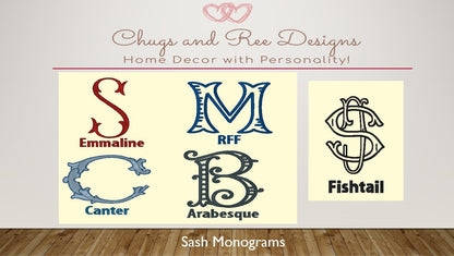 Personalized Wreath Sash: Patriotic Americana Decor, Sateen or Linen