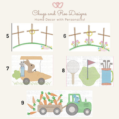 Monogrammed Seersucker Easter Basket: Kids Personalized Tote