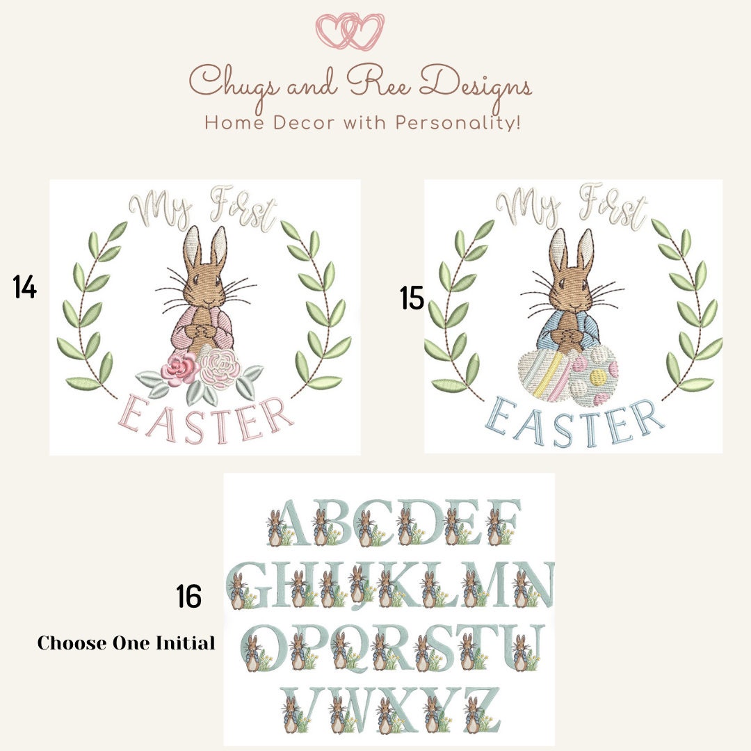 Monogrammed Seersucker Easter Basket: Kids Personalized Tote