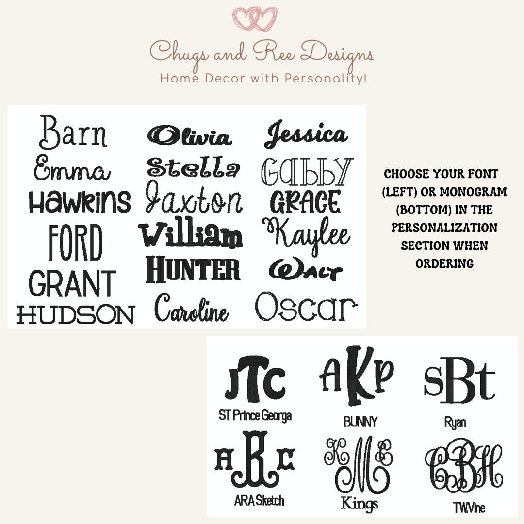Monogrammed Seersucker Easter Basket: Personalized Canvas Tote