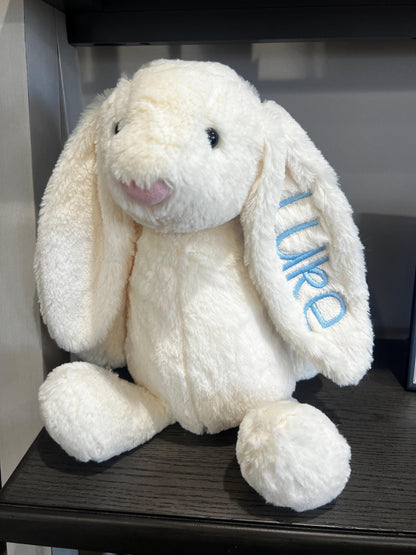 Personalized Plush Easter Bunny: Monogrammed Easter Gift